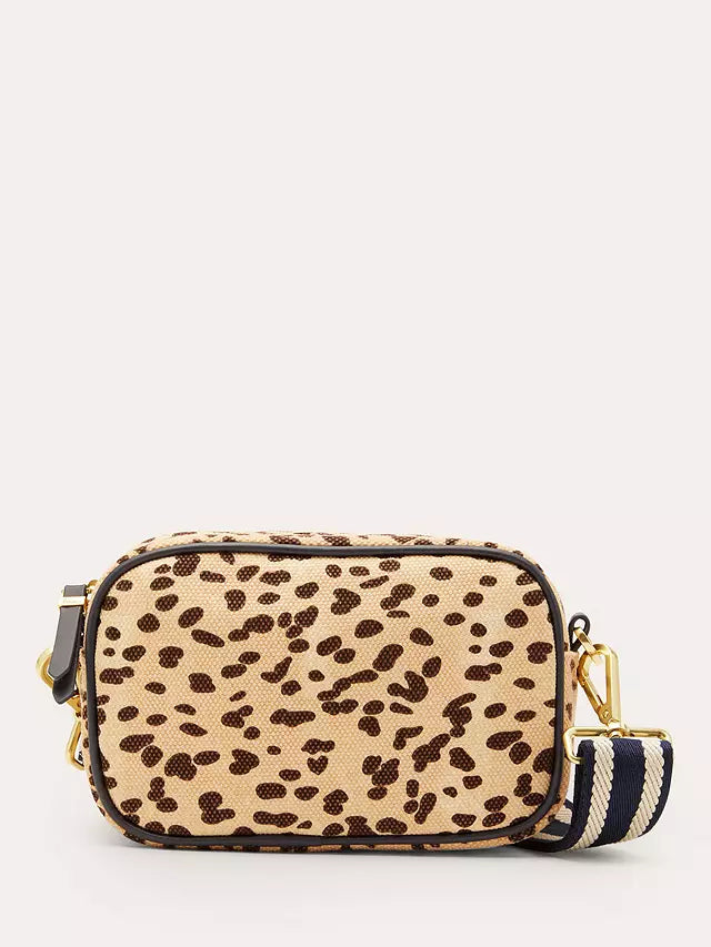 JESSI STREET- LEOPARD CANVAS CROSSBODY - 01
