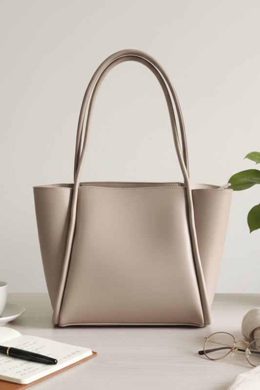 JESSI STREET - PYRAMID TOTE - 01 - Beige