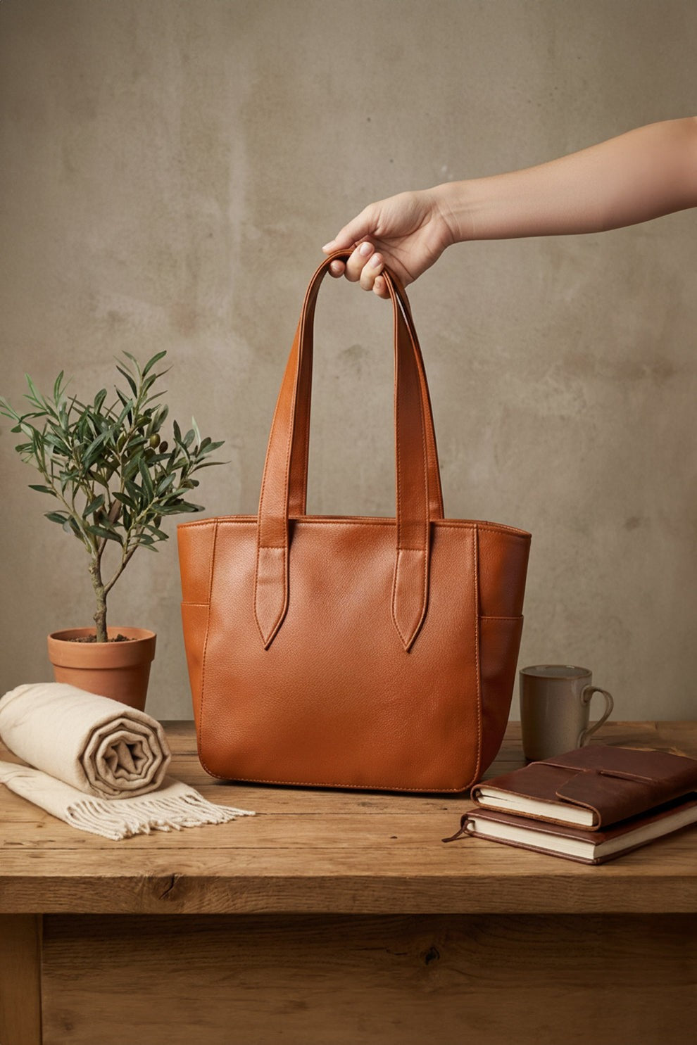 JESSI STREET - MINIMALIST SHOULDER - 010 - Brown