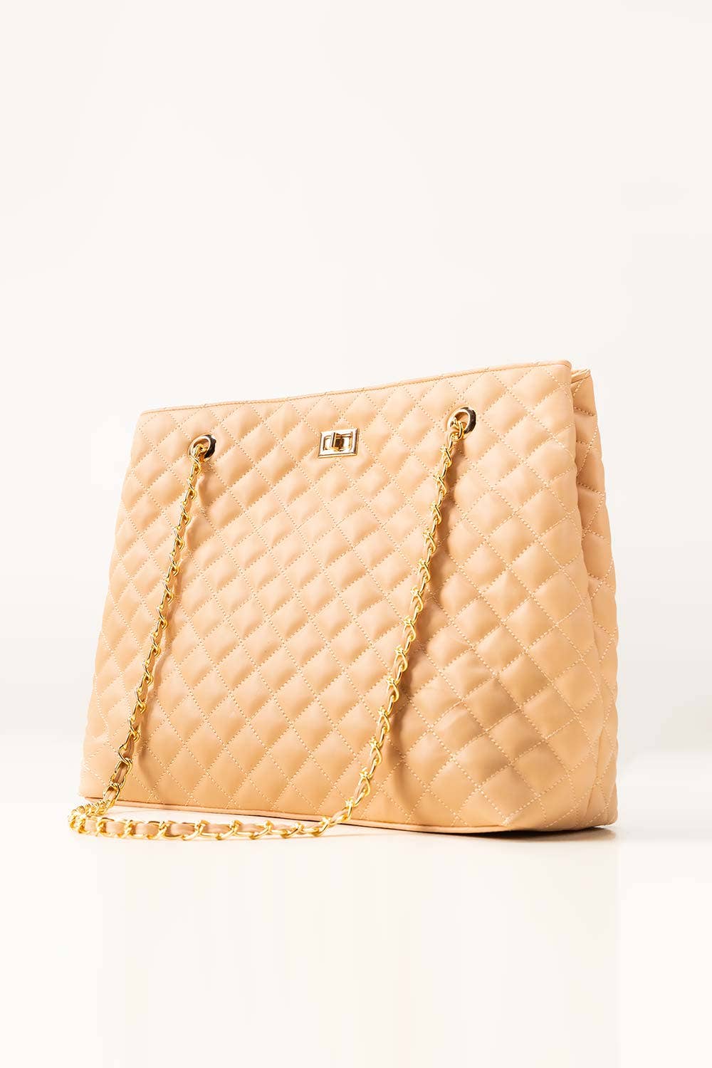 JESSI STREET - LUXE WEAVE TOTE - 08 - Beige