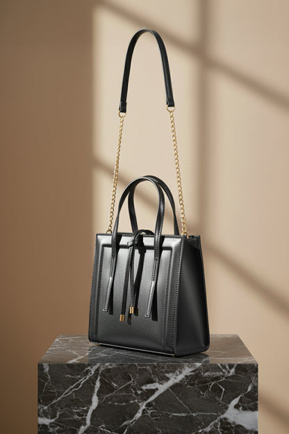 JESSI STREET - CHIC VIBE SHOULDER - 011 - BLACK