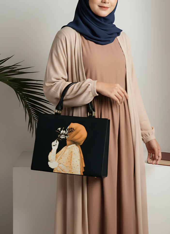 JESSI STREET - MINI CANVAS TOTE - 09