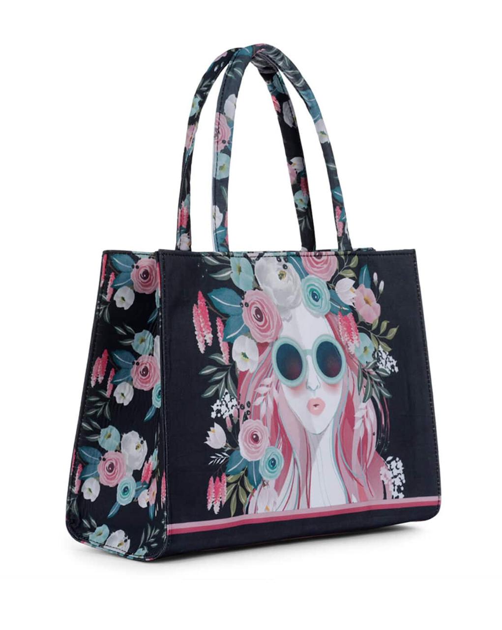 JESSI STREET - MINI CANVAS TOTE - 08