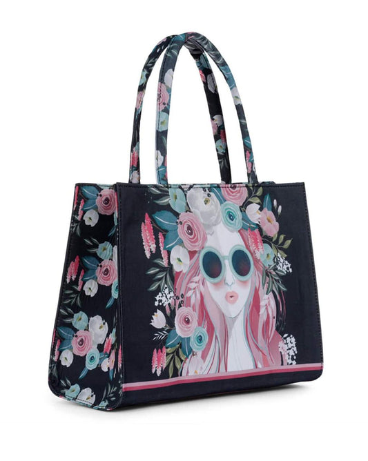 JESSI STREET - MINI CANVAS TOTE - 08