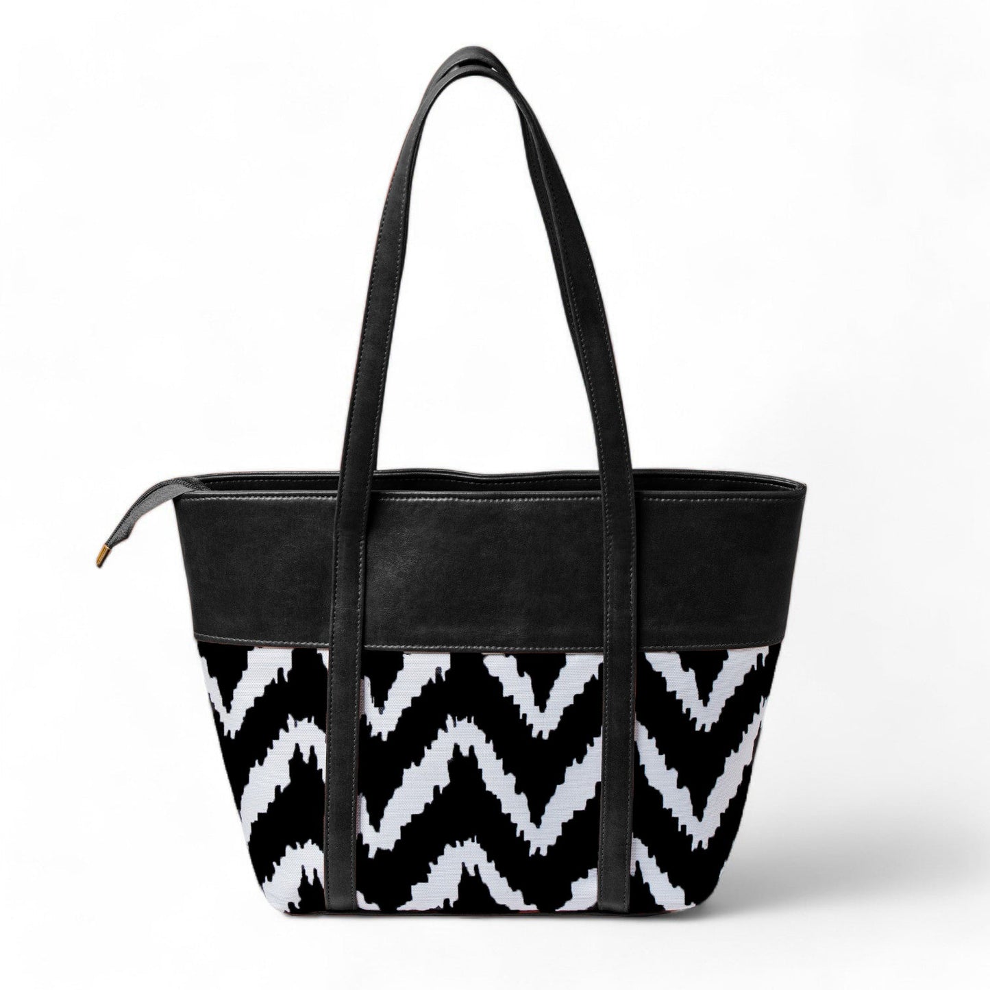 JESSI STREET - ZIGZAG TOTE - 01 - Black
