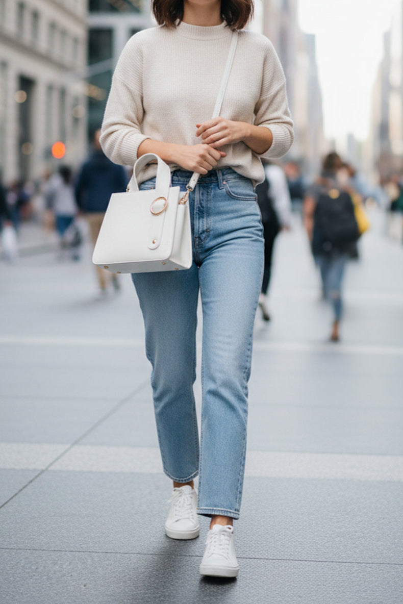 JESSI STREET - HANDBAG - 03 - WHITE